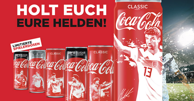 Startschuss für Coca-Cola Kampagne zur FIFA Fußball-Weltmeisterschaft 2018