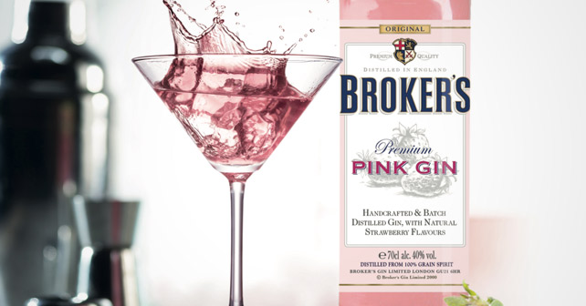 Think pink! Perfekt zur Sommerzeit – Broker\'s Pink Gin