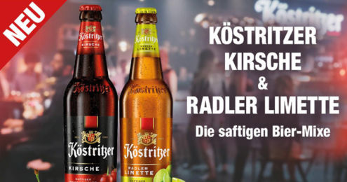 Flaschen koestritzer kirsche und radler limette