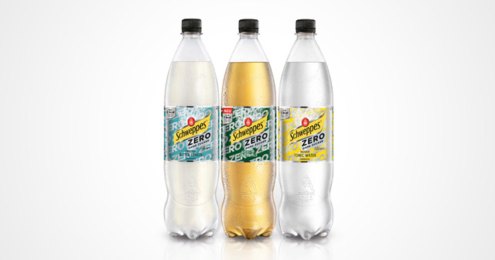 Schweppes Zero Flaschen