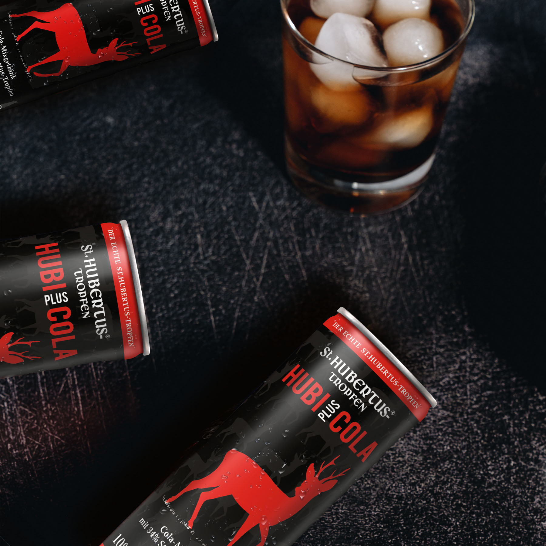 Hubi Plus Cola: St. Hubertus-Tropfen als Ready to Drink