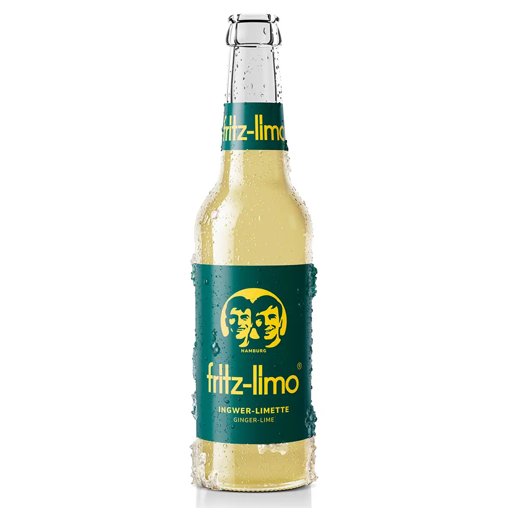 fritz-limo Ingwer-limette Flasche