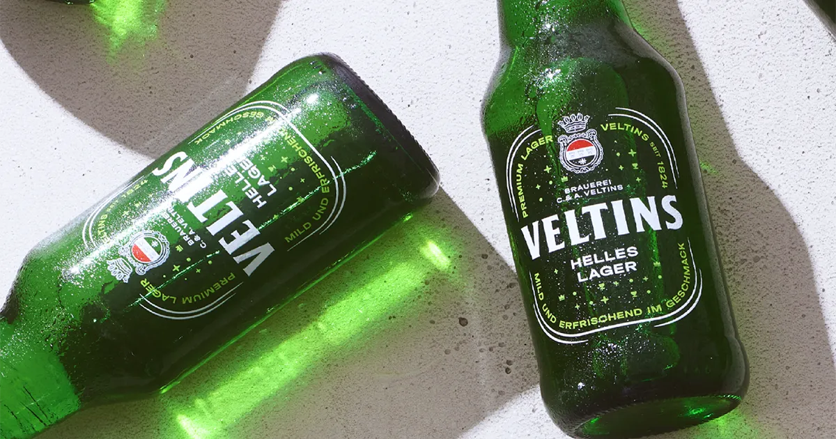 Helles Lager von Veltins