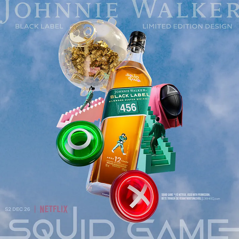 squid game johnnie walker