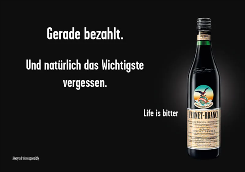 Fernet Branca Weber Shandwick Plakat