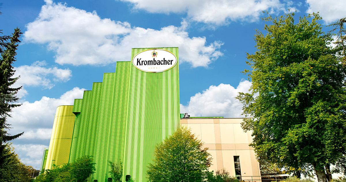 Krombacher Brauerei außen