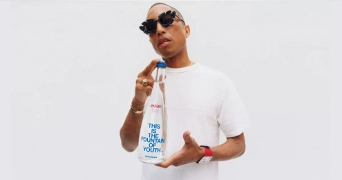 evian pharrell williams