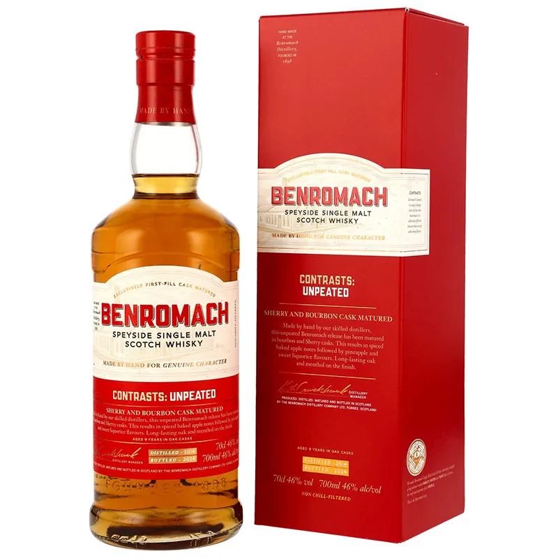 Benromach Contrasta Unpeated Flasche