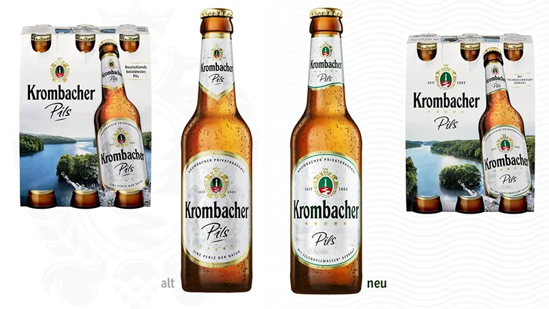 Krombacher Markendesign 2025