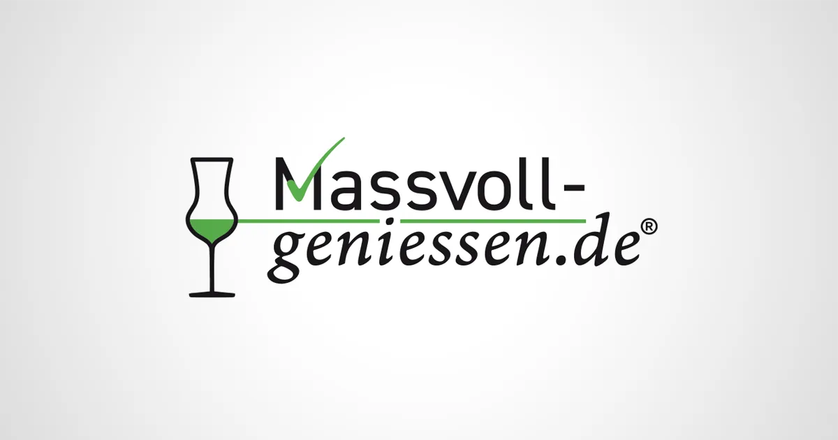 Maßvoll genießen Logo