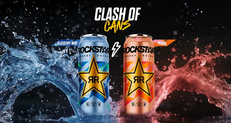 Rockstar Clash of Cans