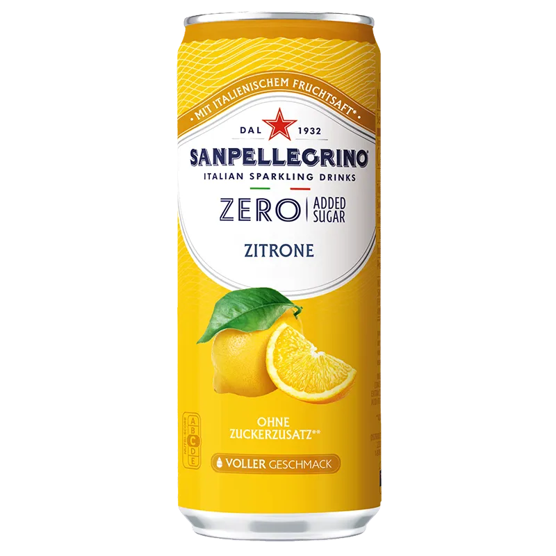 Sanpellegrino Zero Added Sugar Zitrone