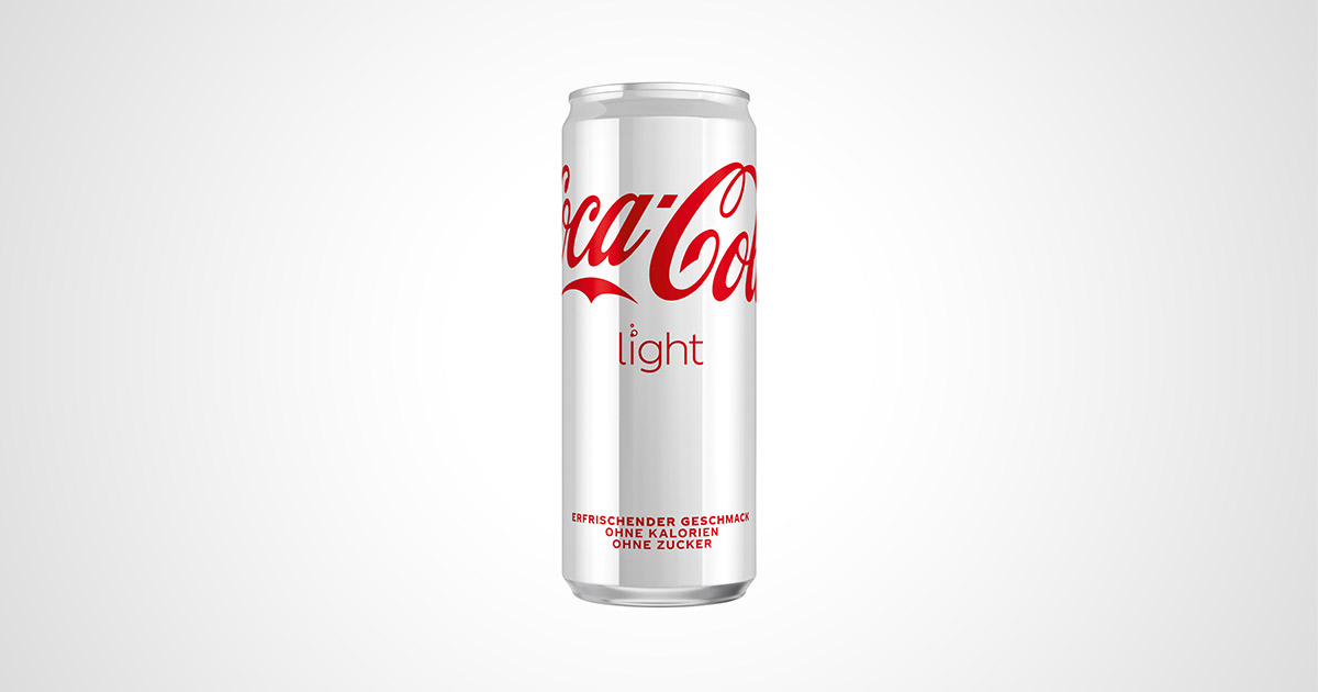 Coca-Cola Light Dose 40 Jahre